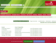 Tablet Screenshot of orthopaedie-berneis.de